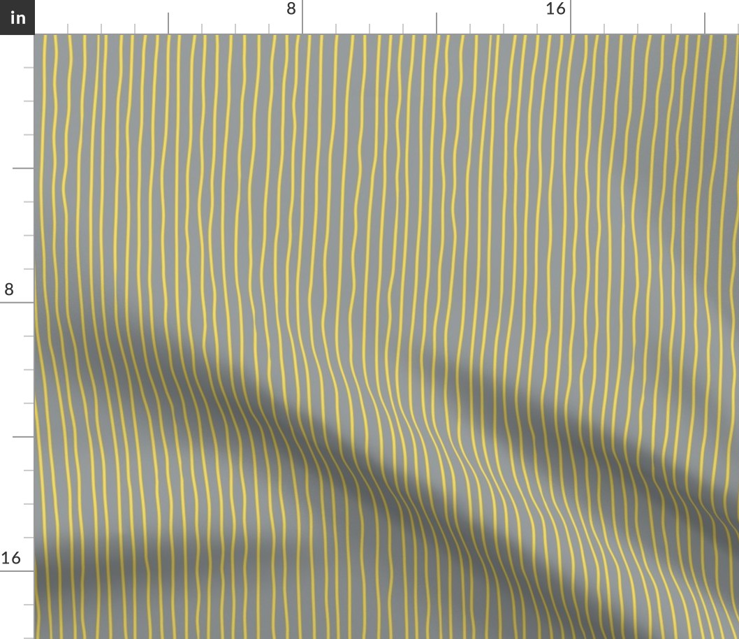 illuminating yellow crooked lines on gray