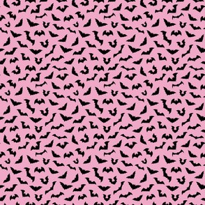 Pink Black Bats Pastel Goth - S