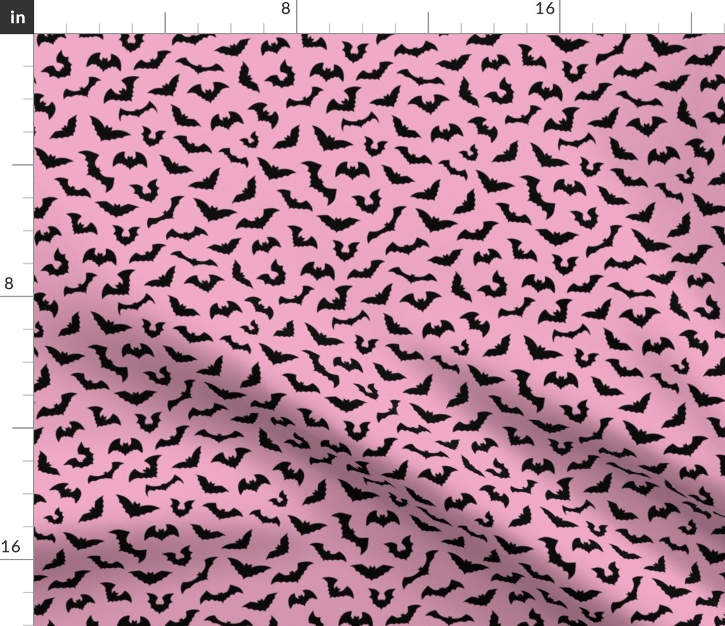 Pink Black Bats Pastel Goth - S