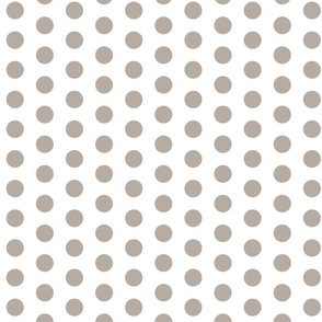 CALM medium dot- white grey