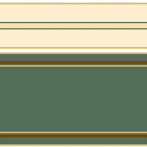 Horizontal Stripes | Dusty Green-Blush-Peach-White-Chocolate