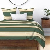Small Horizontal Stripes | Dusty Green-Blush-Peach-White-Chocolate