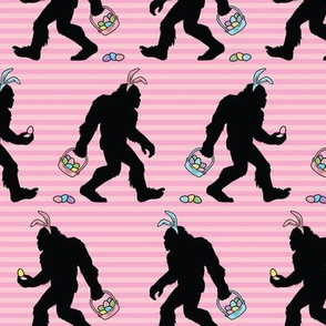 Bigfoot Bunnies Pink Stripes