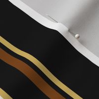Large Stripes | Black-Cream-White-Chocolate