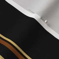 Small Stripes | Black-Cream-White-Chocolate