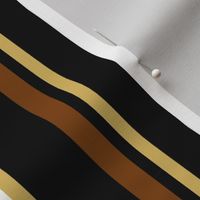 Large Stripes | Black-Peach-Blush-White-Chocolate