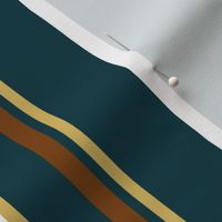 Stripes | Dp Teal-Peach-Blush-White-Chocolate