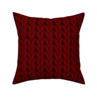 Knitted Stitches in Burgundy