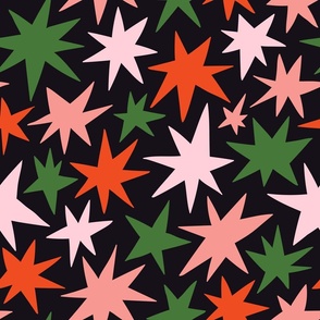Christmas stars (large scale)
