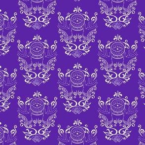 Fortune Teller - Purple and White