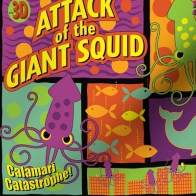 Squid Attack! (neon colorway)