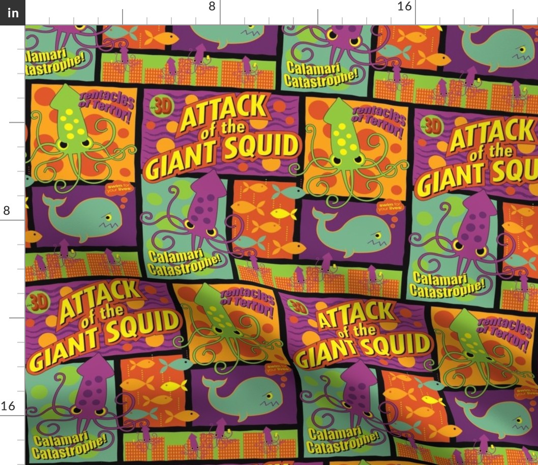 Squid Attack! (neon colorway)