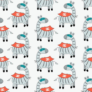 Zebra seamless pattern 
