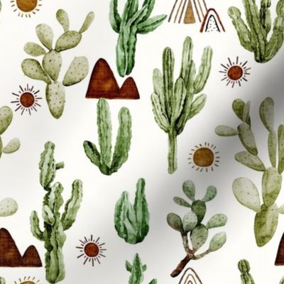 Sonora Sunrise Cactus - Summer Desert Suns