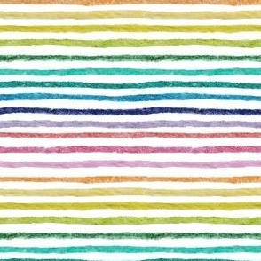 skinny rainbow stripes- horizontal