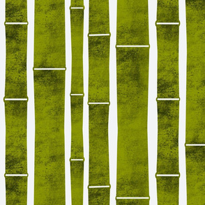 Indoor Bamboo Garden - Large Scale - wallpaper, duvet cover, sheet set, curtain panel