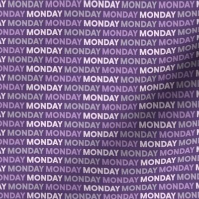 Monday Weekday Purple Small