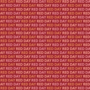 Red Day of the Week Small