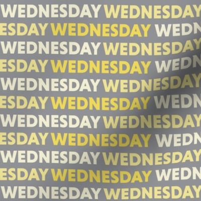 Wednesday Weekday Yellow Large