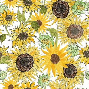 sunflower pattern 