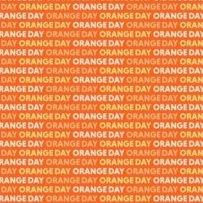 Orange Day of the Week Small