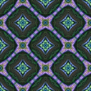 Digitally Painted Abstract Pattern