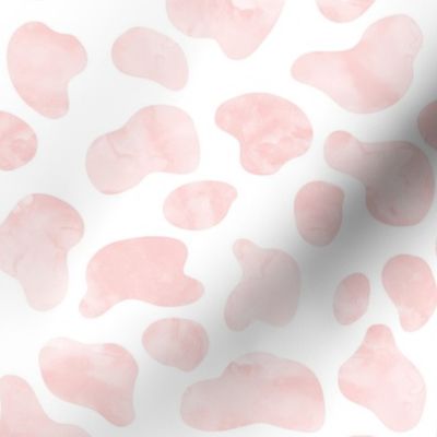  Holstein cow - dairy cow - cow spots (watercolor pink) -  LAD20BS