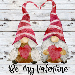 Be My Valentine Gnomes 27 x 36 inches