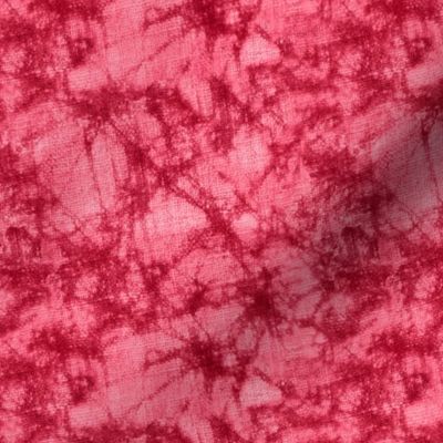 Vernal-Batik Tie Dye Crackle- Woven Texture- Pink- Small Scale