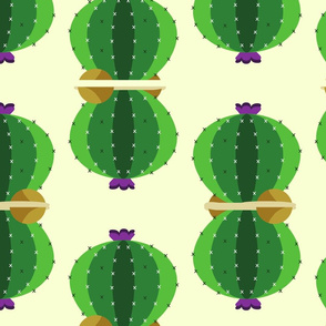 Cactus gucci seamless pattern design