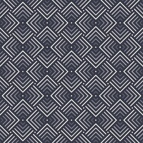 geometric pattern challenge - blue white gradient