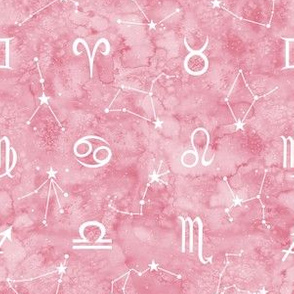 Zodiac Sky in Pastel Pink
