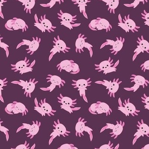 Kawaii Pink Axolotl - S