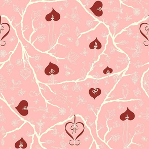 Loving Tree-Pink and Red-Smaller