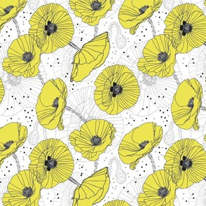 Illuminating Yellow Ultimate Gray Poppy Field