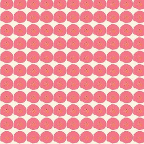 Pink Dots with Textured Centre