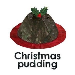 christmas pudding - 6" Panel