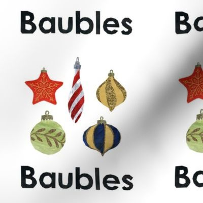 baubles  - 6" panel