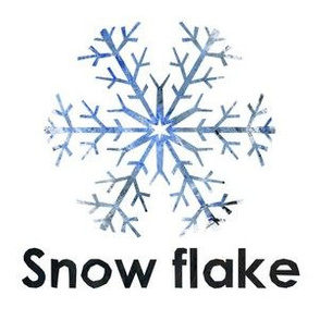 snowflake - 6" panel