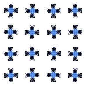 Celtic Crosses - Black & Blue