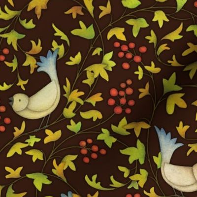 Winter Birds n Berries_brown-lg