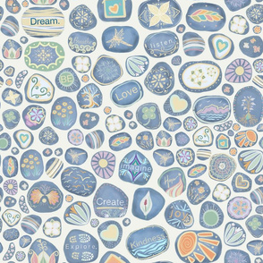 Lucky Rocks of Kindness Pattern