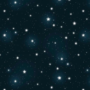 The shiny stars universe messy boho style modern spots and speckles navy white 