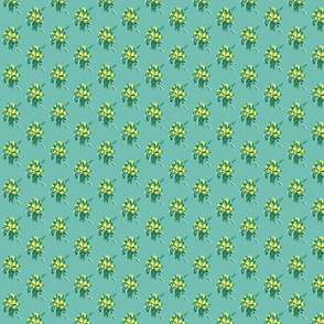 Geometric Floral (green)