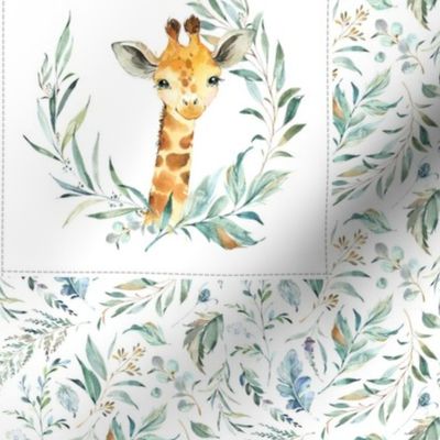 Animal Kingdom Wild Flora Cheater Quilt