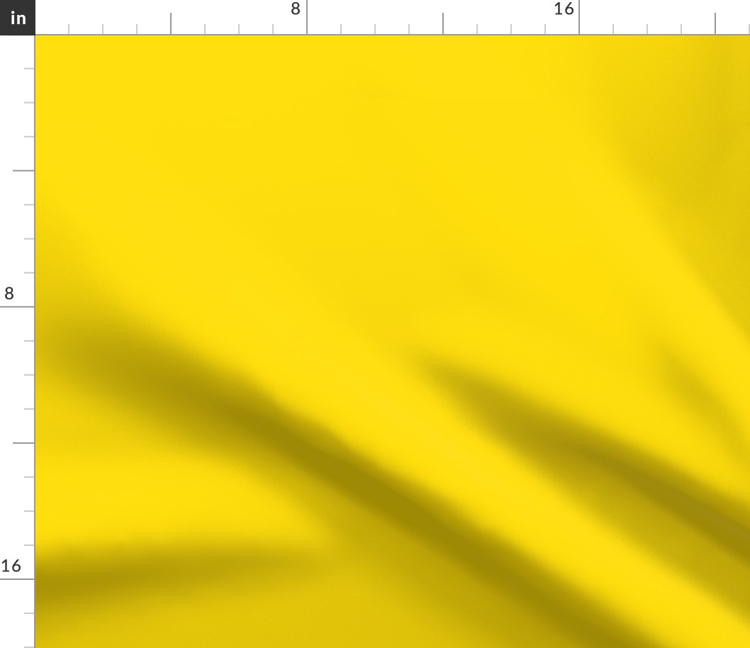 Spoonflower Color Map v2.1 B3 - FCDE1A - Lemony