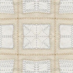 cross stitch-linen 4"