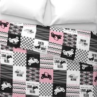 SxS//RZR//Pink - Wholecloth Cheater Quilt