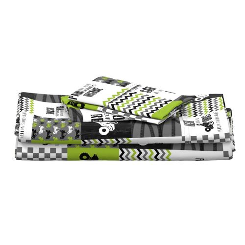 SxS//RZR//Lime - Wholecloth Cheater Quilt