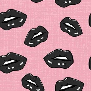 Makeup print - pink lips